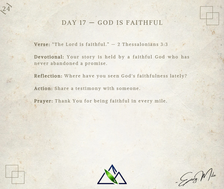 Every Mile: 30-Day Faith-in-Motion Devotional (Digital Download)